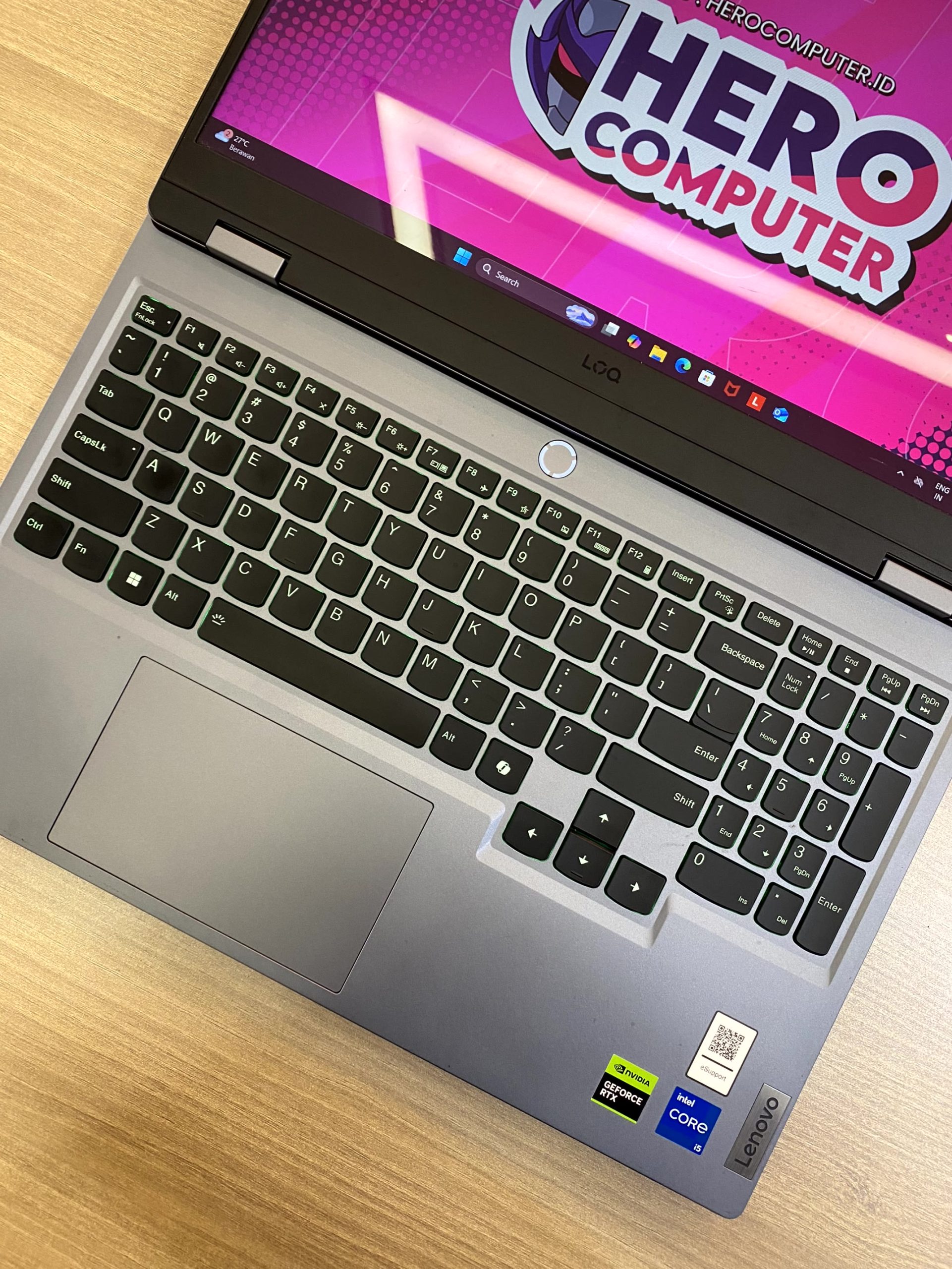Laptop Lenovo LOQ, Intel Core i5-13450HX NVIDIA RTX 3050 6GB (16/512) - Gambar 3